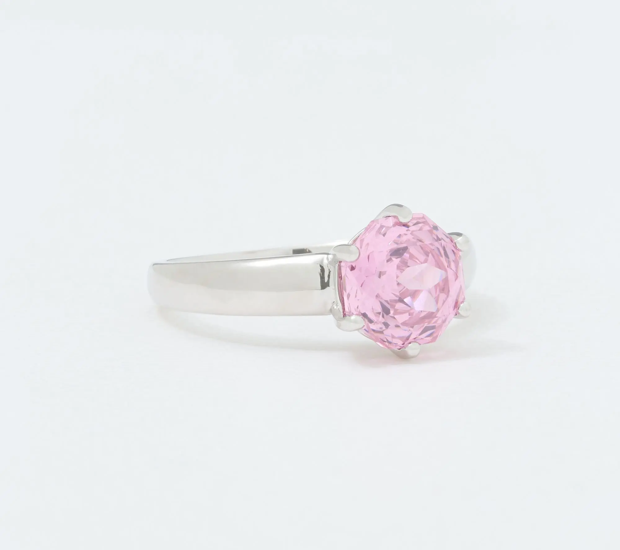 Diamonique Italia Bronze Rose Cut Solitaire Ring