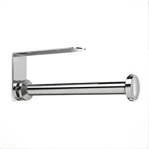 One-Handed Tear & Quick-Load Paper Towel Holder: UnderCabinet or Wall Mount (Adhesive/Screws) inBlack/Gold/Silver -The Ultimate Kitchen Organizer