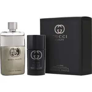 Gucci Guilty Pour Homme Set-Edt Spray 3 Oz & Deodorant Stick 2.4 Oz (Travel Offer) For Men
