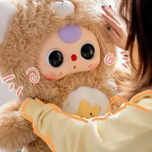 Baby Three 1000%  Cute Bear Baby Mystery Boxes Bag Pendant Bunny Plush Dolls Soft Collectibles