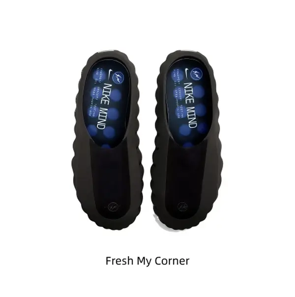 Rounded Blue Massage Stud Anti-Slip Outsole Recovery Sandals For Men Women Athletes & Streetwear Lovers