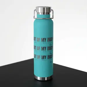 22oz Copper Water Bottle Jackie's Signature Phrase Out Of My Body™