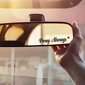Pray Always Mirror Decal, Women's Car Sticker, Faith Mirror Decal, Cute Vinyl Decal, Christian Car Mirror Decal, Car Accessories, 2D Sticker, Sticker For Cars