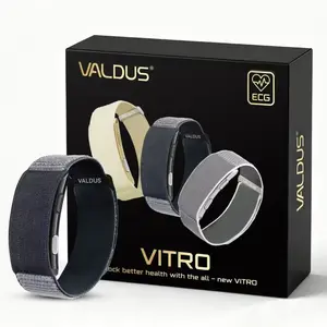 Valdus Smart Fitness Tracker Bracelet, Long Battery Life, No Screen Health Monitor, Heart Rate Monitor, Ideal for Every Activity, Original Equipment Manufacturer, Wearable