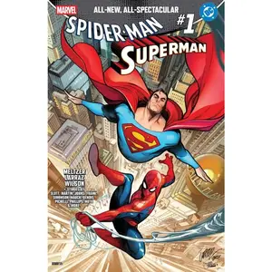 Marvel/DC: Spider-Man/Superman #1 Main Cover Pepe Larraz