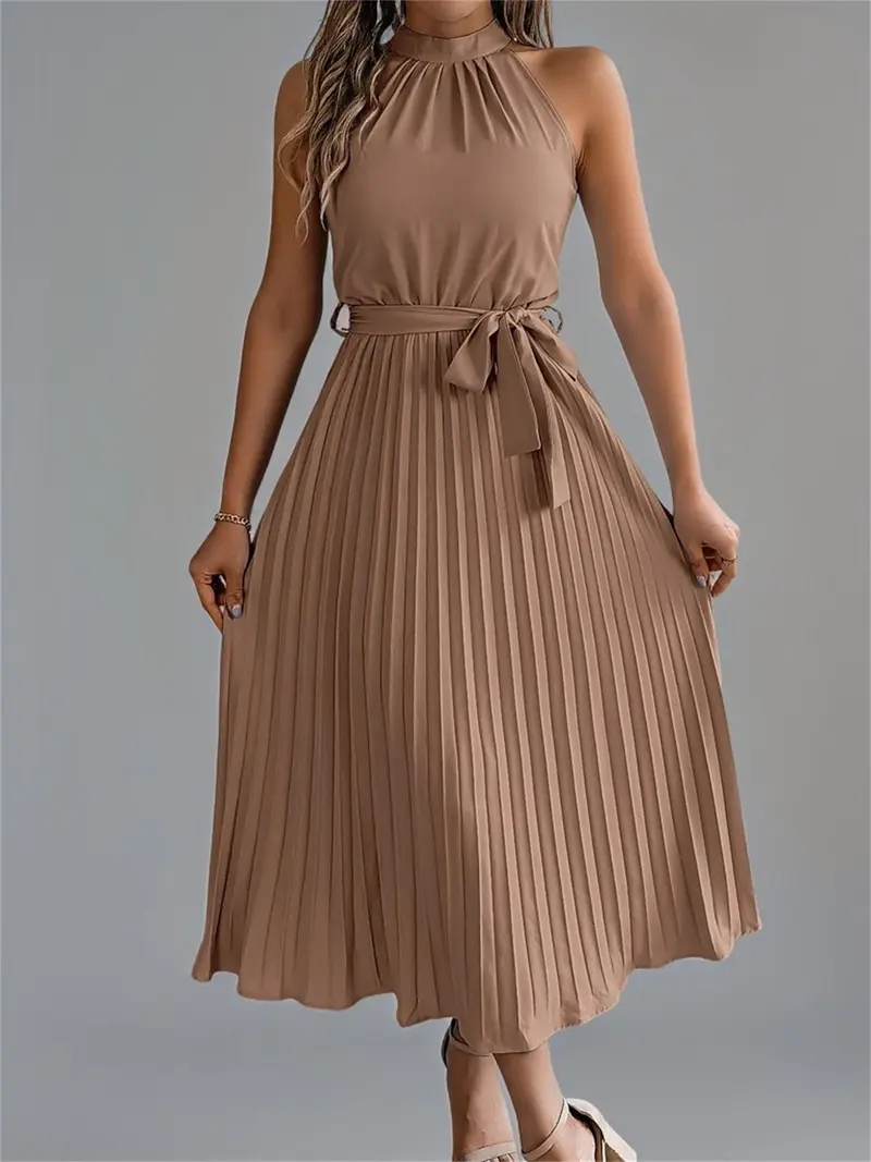 pleated summer dress - TikTok Shop