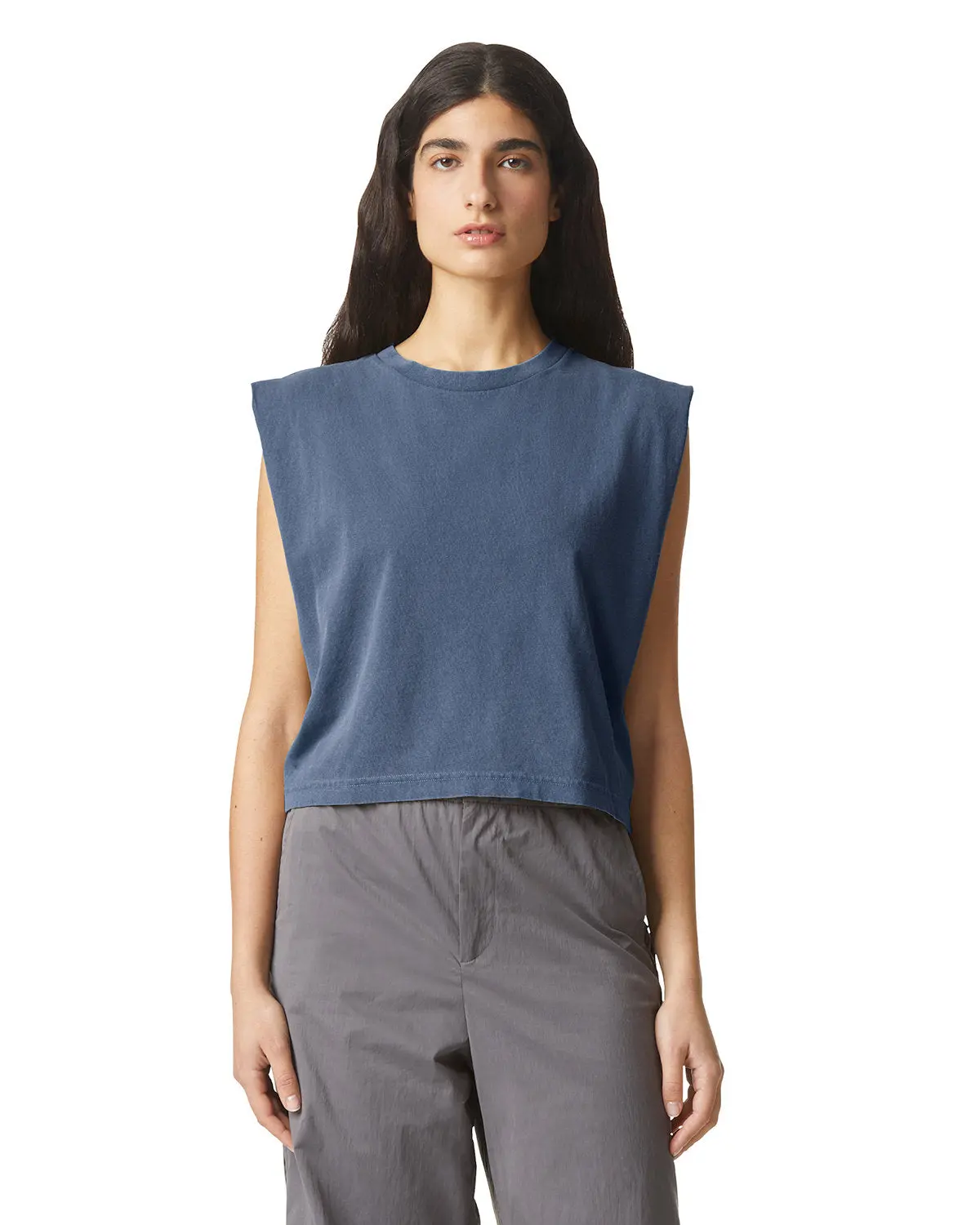 American Apparel 307GD Garment-Dyed Women's Heavyweight Muscle Tee