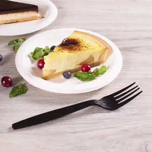 [1,000 ct] PP Plastic Extra Heavy Weight Forks, Black