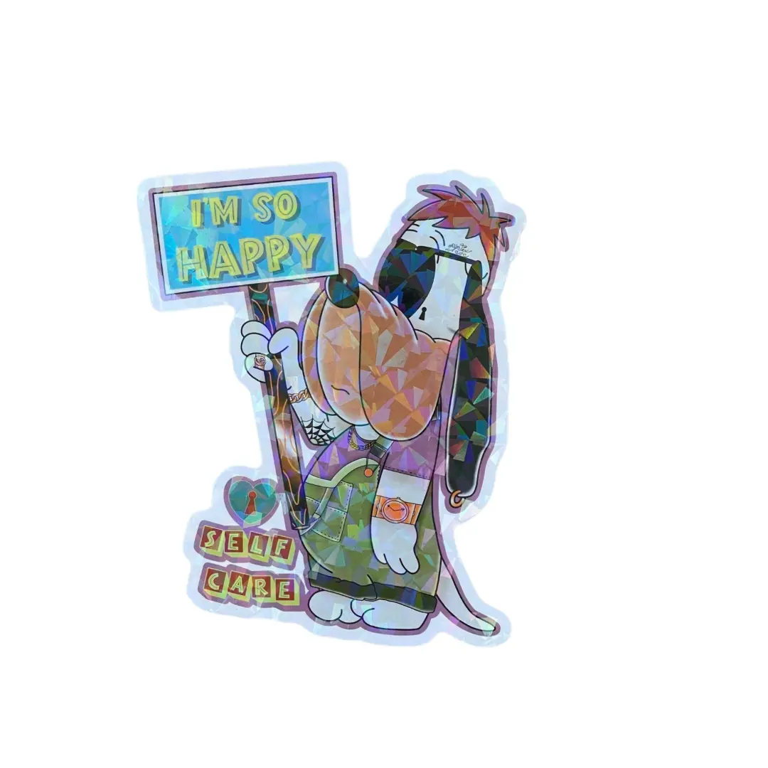 Holographic Droopy Sticker - TikTok Shop