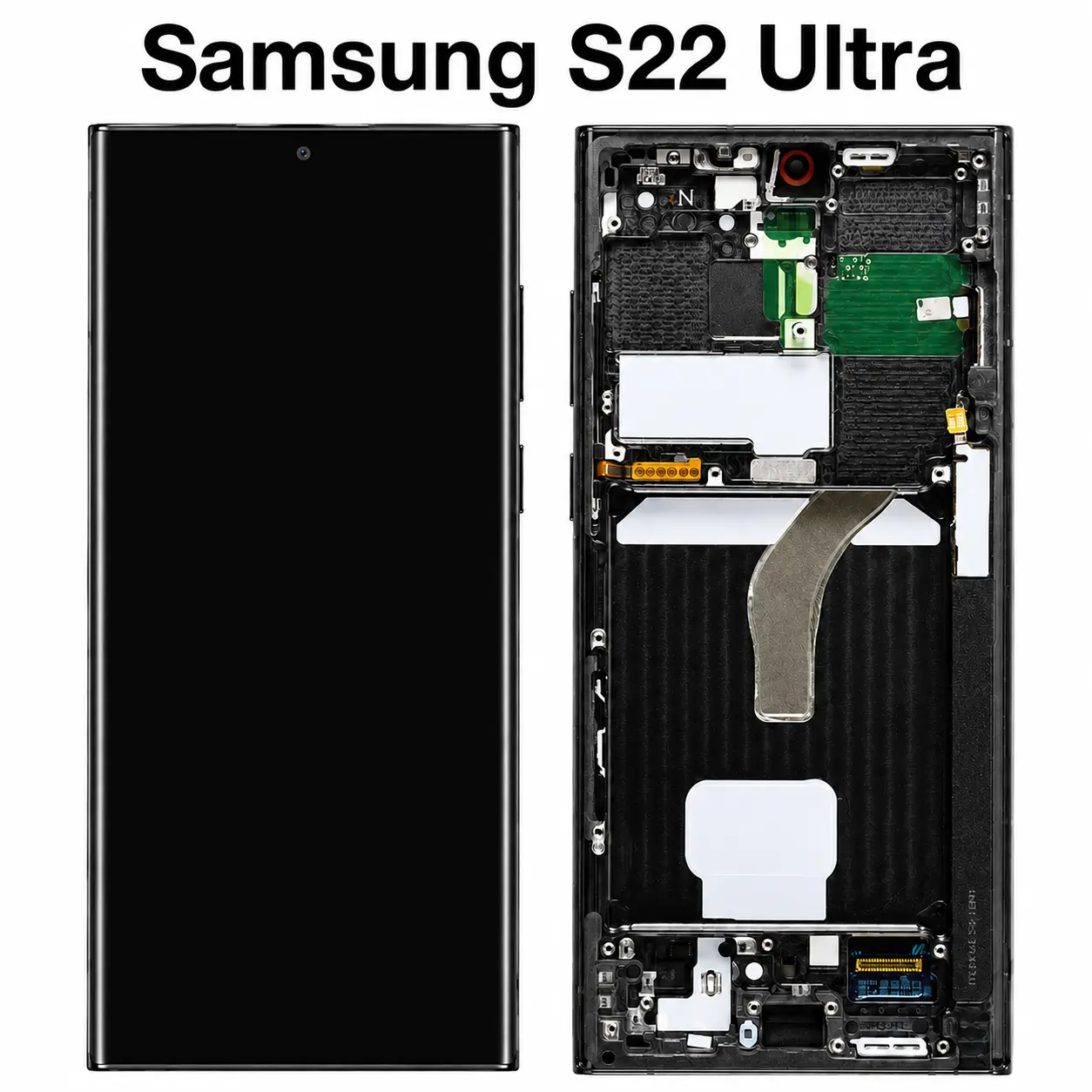 LCD Touch Screen Replacement Part for Samsung Galaxy S22 Ultra - Mobile Phone Screen Repair Accessory