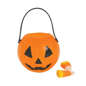 Mini Pumpkin Candy Buckets, Party Supplies, 12 Pieces