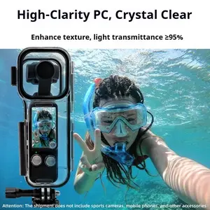 Waterproof Case for Dji Osmo Pocket 3, Underwater Diving Protection Shell, Sports Action Camera Diving Accessories, Secure and Durable Design