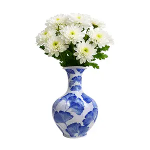 3D Puzzle Vase – Blue and White Porcelain Style DIY Flower Vase, 164-Piece Buildable Home Decor, Elegant Gift for Adults & Teens