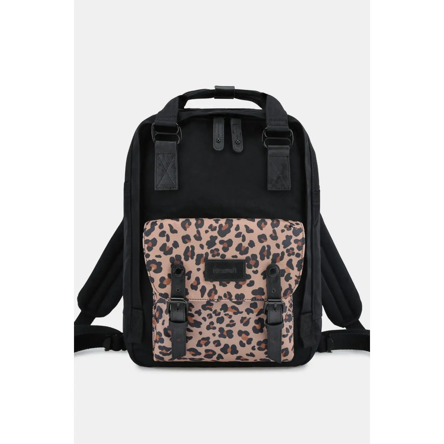 Himawari Contrast Waterproof Nylon Backpack Bag