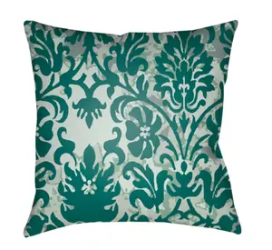 Livabliss DK005-2222 Moody Damask 22 x 22 x 5 in. Throw Pillow, Green - Large