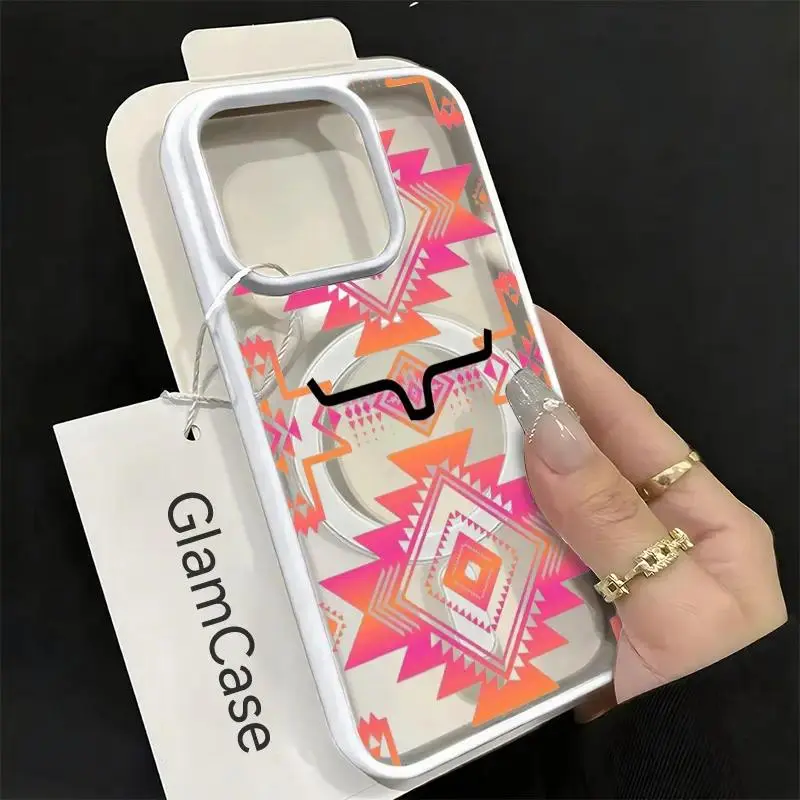 TPU Tribal Aztec Geometric Smartphone Case - Protective Shockproof Cover for iPhone 17,16,15,14,13,12,11,X,XS,XS Max - Holiday Gift Phone Accessory with Enhanced Protection by summerwins, Cellphone