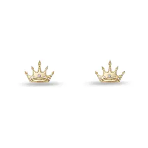 GOLD ZETA TAU ALPHA STUD EARRINGS