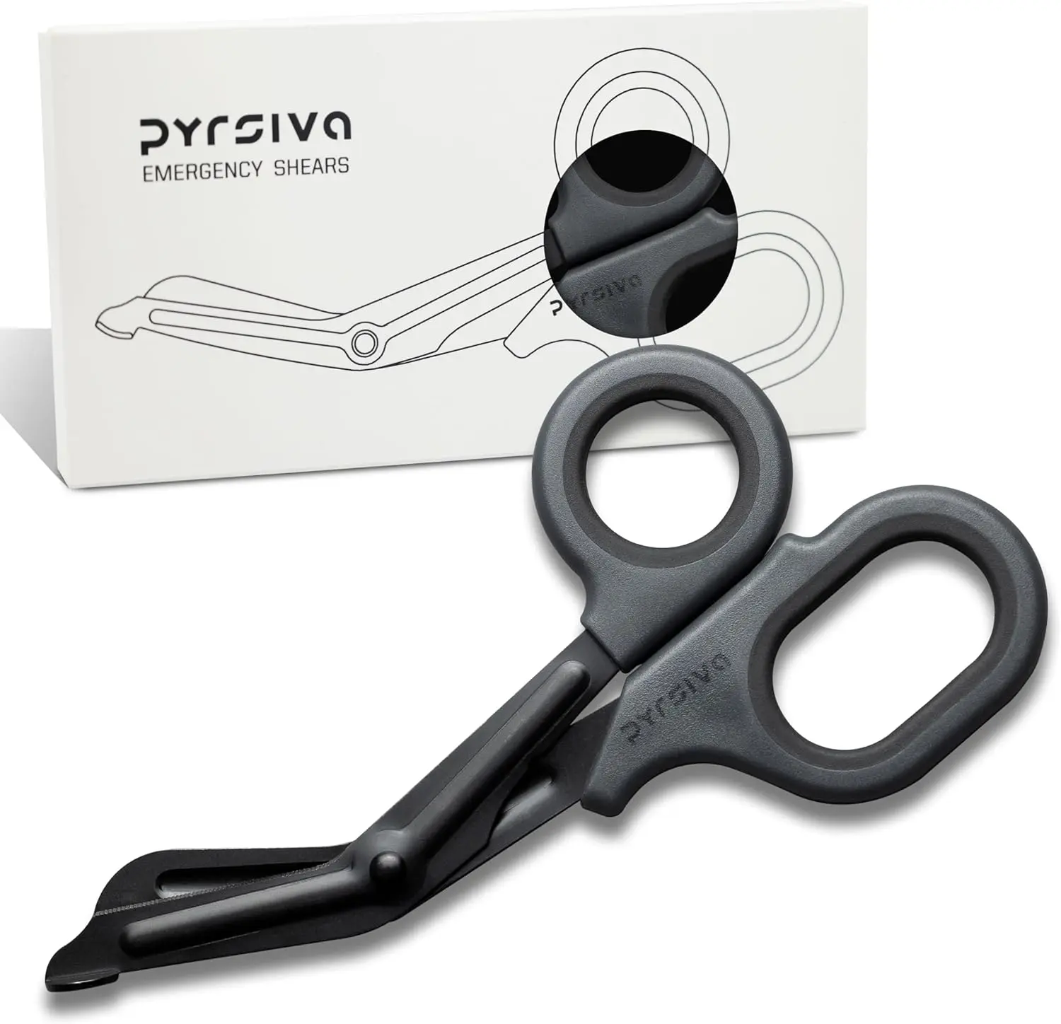"7.5” Heavy Duty Trauma Shears  for Nurses, Doctors & General Household– Multipurpose Safety Scissors, smooth Scissors for First Responders