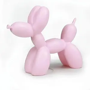Balloon Dog Design Ornament, Cute Dog Statue, Creative Desktop Decoration for Home Office, Room Decor, Gifts for Friend