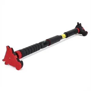 Garvee Adjustable Pull-Up Bar for Doorway 27-42in with Level Meter, Alloy Steel Non-Slip Design, 440 LBS Capacity, No Tools or Drilling Needed for Strength Training
