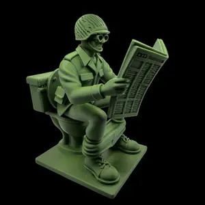 Off-Duty Trooper XL Soldier Figurine – Tall Army Man Statue