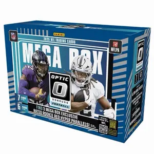 2025 Donruss Optic Hobby Mega Box (Red Hyper) - NFL Panini Collectible Football Sports Trading Cards