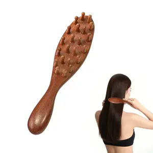 Wooden Loc Comb & Comfortable Massage Comb for Dreads – Detangling & Massage Hair Styling Tool for Natural Hair, Locs, and Braids