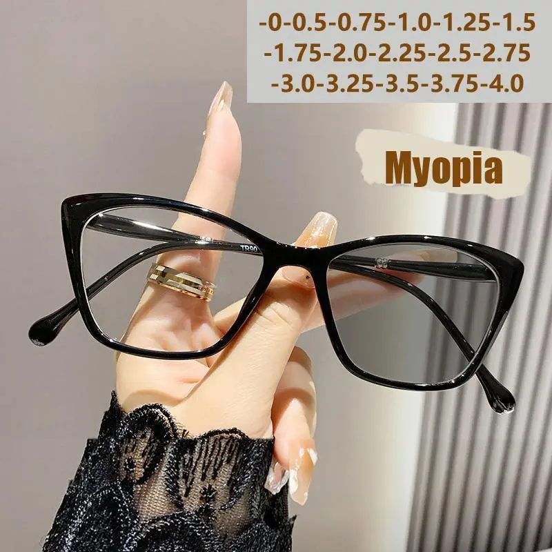 Photo-sensitive Color-changing Glasses With Blue Light Protection For Myopia Prevention, Tr90 Ultra-lightweight TrendyStyle 8402
