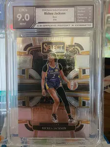 2024 Panini Select WNBA Rickea Jackson # 58 concourse rookie - Graded - C3 Grading 9.0