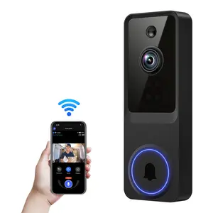 Smart Wireless Video Doorbell Camera Home Security System with Chime, Digital Intercom, Ai Human Detection, 2.4g WiFi, Two-Way Audio, Night Vision, Real-Time Alerts, Easy Installation