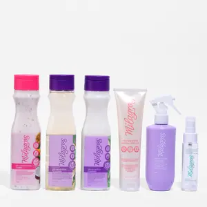 Kit Ultra Reparación - Shampoo Utranutritivo + Acondicionador Ultranutritivo + Bio-repolarizador + Tratamiento Magia Capilar + Desenredante Morado + Serum Milagros ( 6 Pack)