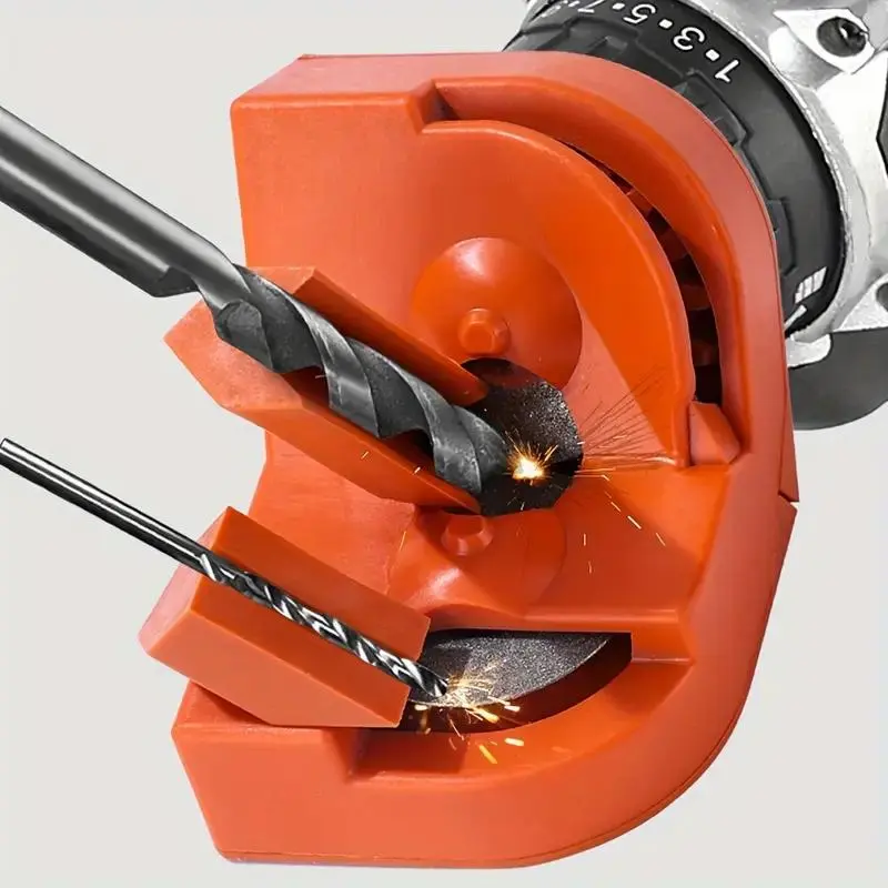 Portable Drill Bit Sharpening Tool Set, 1 Set Multi-functional Drill Bit Sharpening Tool Set for Twist Drills, Impact Drills, Power Tool Accessories