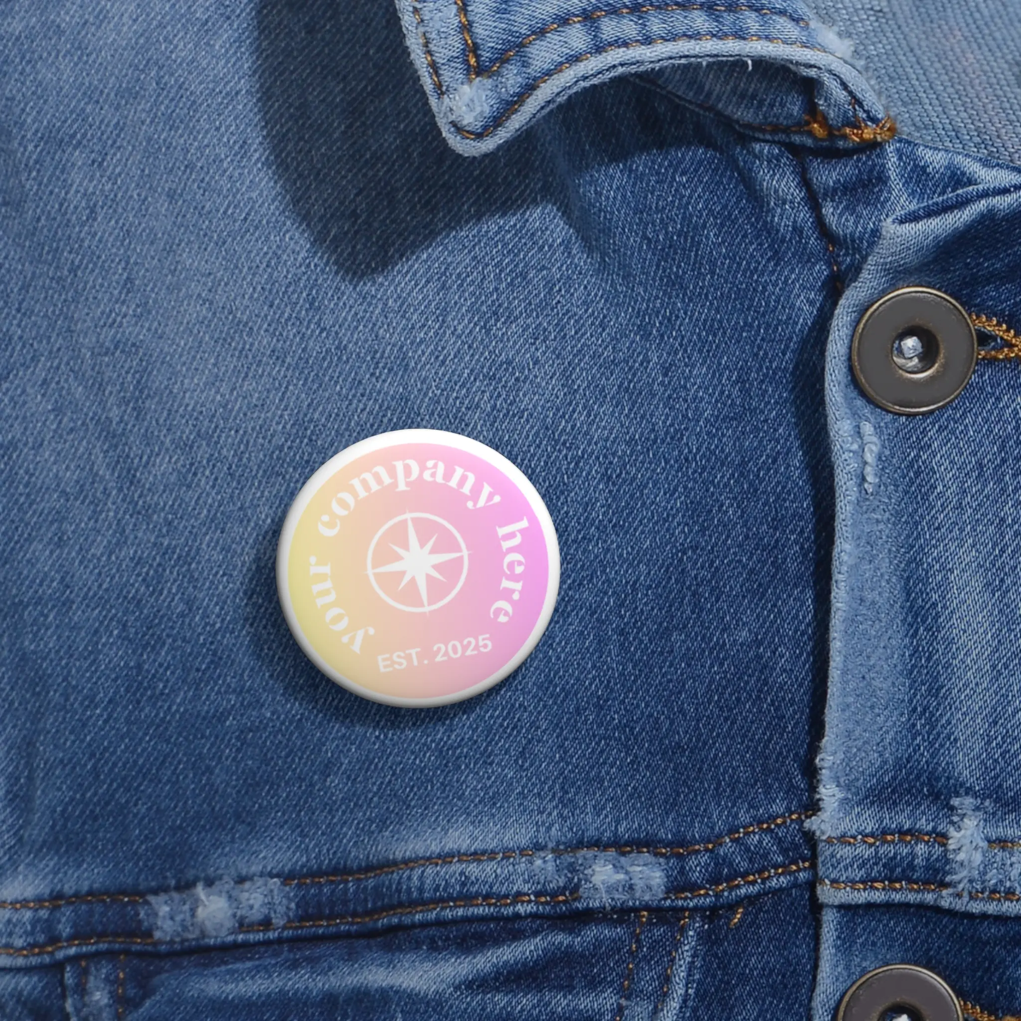 Personalized Pin Buttons, Custom Logo Pins, Business Pin Badges, Employee Recognition Gifts, Event Merchandise