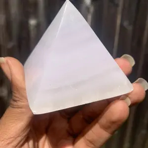 Pink Mangano Calcite Pyramids