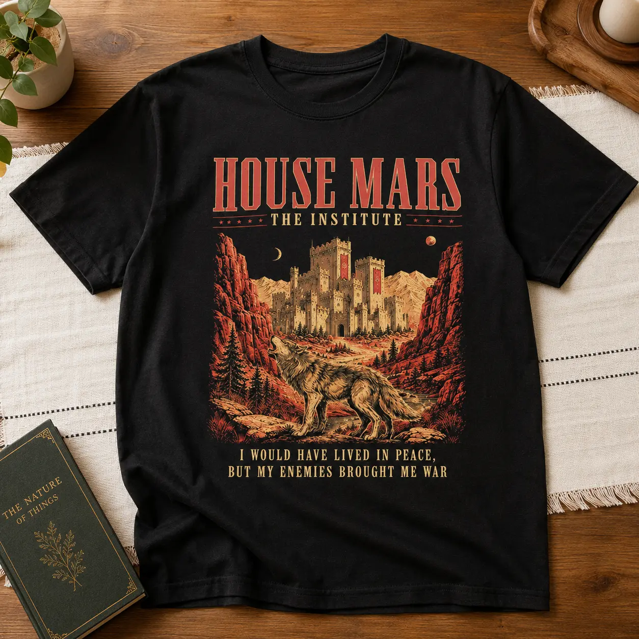 House Mars Shirt, Red Rising Sweatshirt, Bookish Merch, Scifi Lover Gift