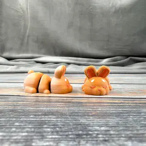 Bunny Wiggle Articulated 3D Printed Fidget Figure