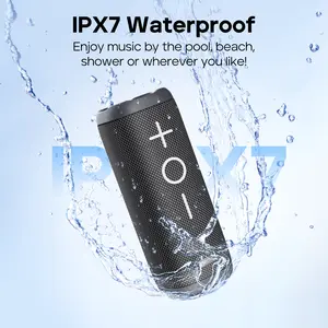 TRIBIT StormBox 2 Bluetooth Speaker with 34W 360° Surround Sound, XBass Tech, 24H Playtime, IPX7 Waterproof, Bluetooth 5.3, TWS Pairing Portable Wireless Speaker for Audio and Smartphone