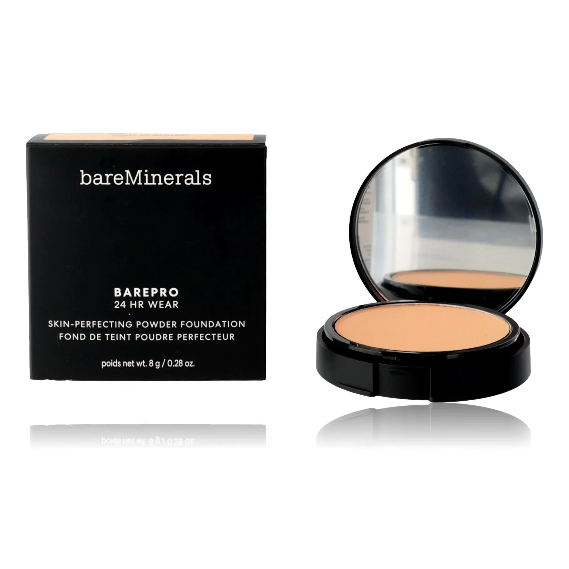 Barepro 24HR Skin Perfecting Powder Foundation - 20 Neutral Light by bareMinerals for Women - 0.28 oz Foundation