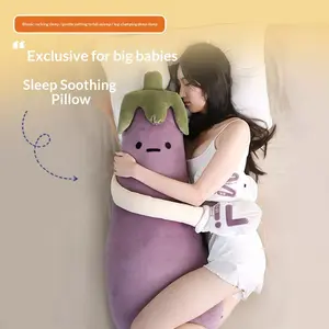 Eggplant King Sleep Pillow And Comfort Toy- Soothing Doll Plush