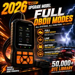 OBD2 Scanner Live Data Professional Mechanic OBDII Diagnostic Code Reader Tool For Check Engine Light Cloud Printing Daul UI Mode #Summervibes fathersdaygift