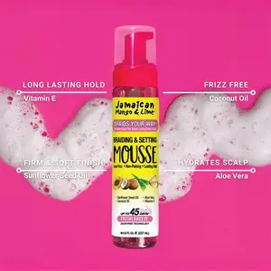 JML Braids Your Way Braid Mousse 8 oz Haircare Extreme Hold