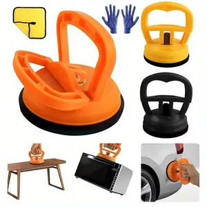 3-piece set of car dent puller, glass suction cup strong heavy-duty single claw tile handle vacuum suction screen ceiling suction lift car dent repair artifact dent removal tool handle lift dent removal kit strong suction cup dent puller, glass, tile