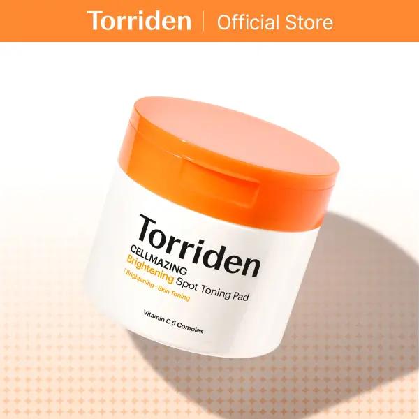 [Torriden Official] CELLMAZING Brightening Spot Toning Pad (70 pads) 175mL | Radiance Dual-Sided Pads with 5D Vitamin C & Glutathione for Smooth Skin, Brighten Dark Spots, Pigmentation