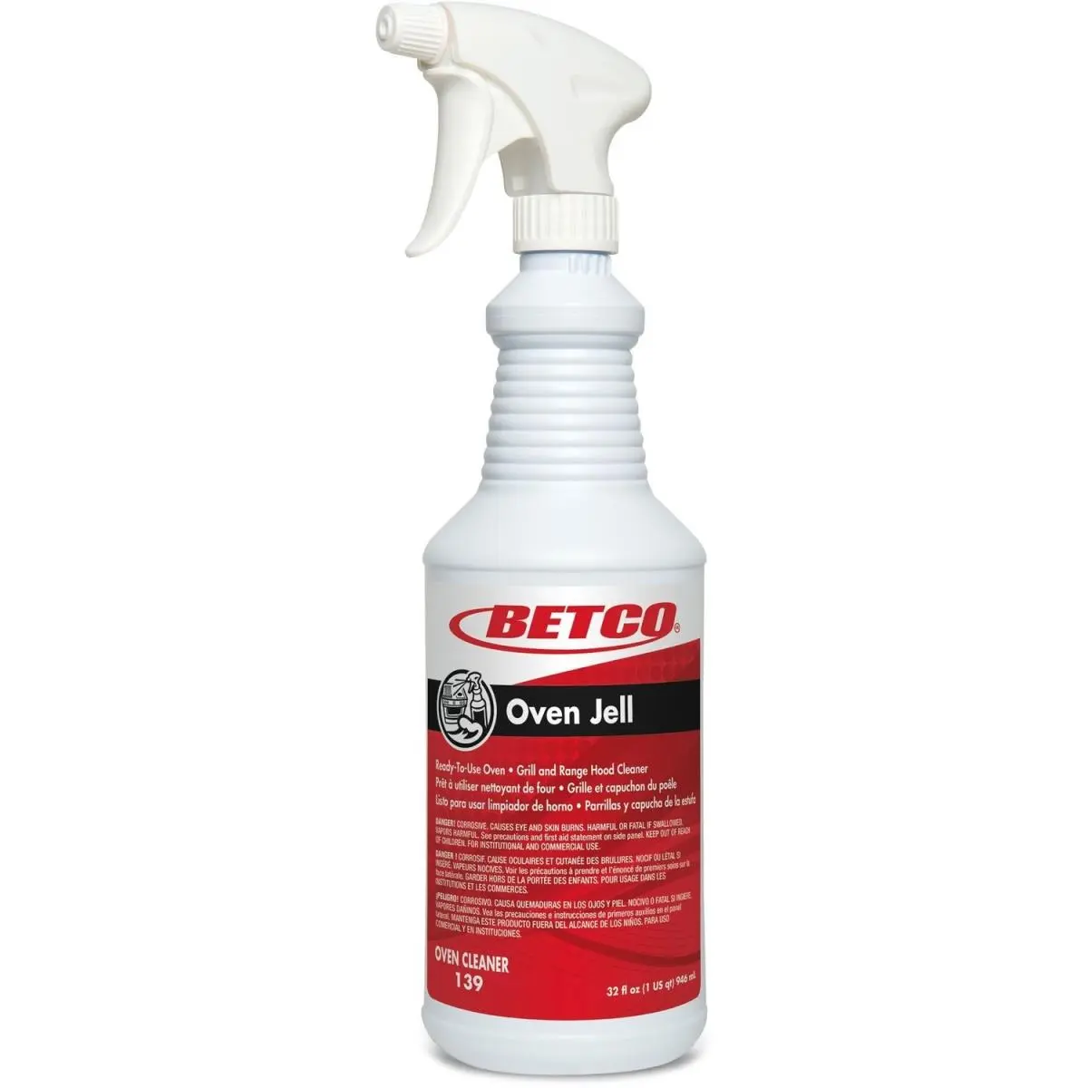 Betco  1 qt. Heavy-Duty Food Services Degreaser, Amber & Orange