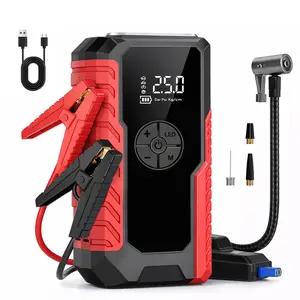 7-in-1 Jump Starter & Air Compressor Saves the Day.150PSI Jump Starter Starts 8.0L Gas/6.0L Diesel in 60s!