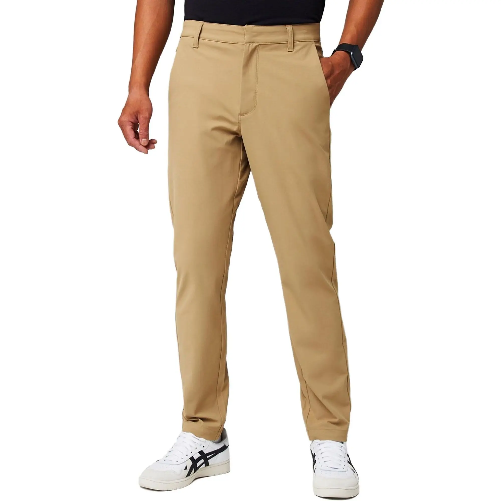 Fabletics The Don Menswear Pants - Classic Fit, Polyester Plain Breathable Fabric