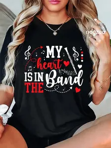 100% Cotton Band Clarinet Mom Of A Clarinet Player Mama T-Shirt