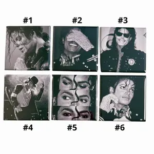 10 Ops (NOT COMBO 10) Michael Jackson Acrylic Magnet | Handmade Fridge Magnets | King of Pop Gift for Fans
