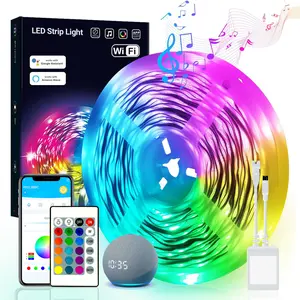 Daybetter 100FT (Old or New Packaging shipped randomly) WiFi Smart LED Light Strip Tuya App Control Bedroom Decoration Works with Alexa and Google Assistant