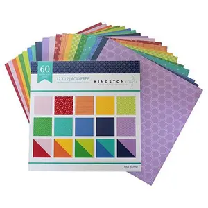 Crafts & Sewing Kingston Crafts 12" x 12" Every Day Paper Pad - 60 Double-Sided Sheets